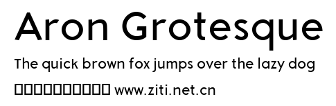 Aron Grotesque.ttf字體轉換器圖片