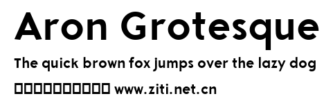 Aron Grotesque.ttf字體轉換器圖片
