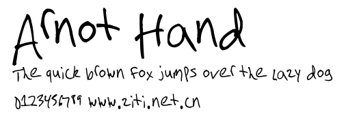 Arnot Hand.ttf字體轉換器圖片
