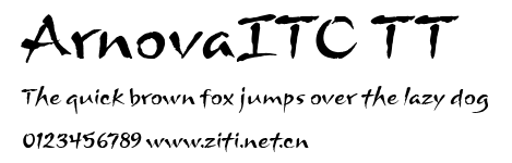 ArnovaITC TT.ttf字體轉換器圖片
