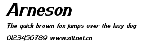 Arneson.ttf字體轉換器圖片