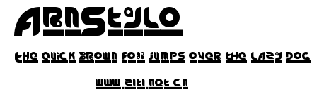 ArnStylo.ttf字體轉換器圖片