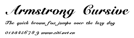 Armstrong Cursive.ttf字體轉換器圖片