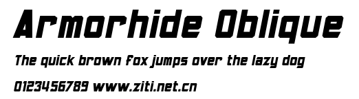 Armorhide Oblique.ttf字體轉換器圖片
