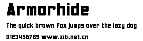 Armorhide.otf字體轉換器圖片