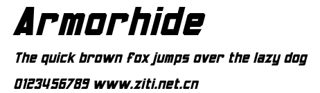 Armorhide.ttf字體轉換器圖片