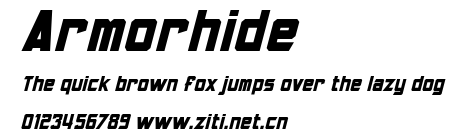 Armorhide.otf字體轉換器圖片