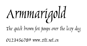 Armmarigold.ttf字體轉換器圖片