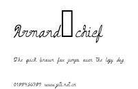 Armand_chief.ttf字體轉換器圖片
