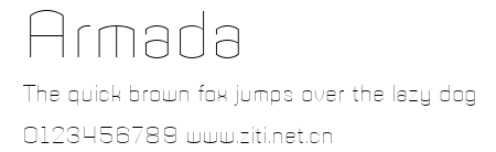Armada.ttf字體轉換器圖片