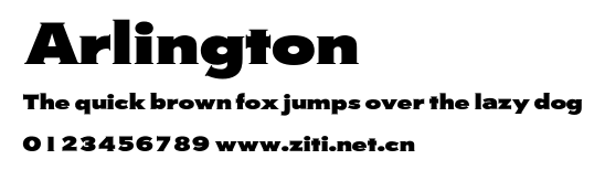 Arlington.ttf字體轉換器圖片