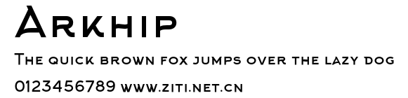 Arkhip.otf字體轉換器圖片