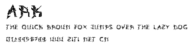 Ark.ttf字體轉換器圖片