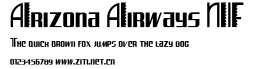 Arizona Airways NF.ttf字體轉換器圖片