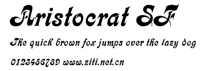 Aristocrat SF.ttf字體轉換器圖片