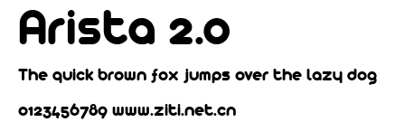 Arista 2.0.ttf字體轉換器圖片