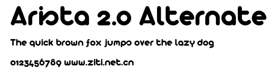 Arista 2.0 Alternate.ttf字體轉換器圖片