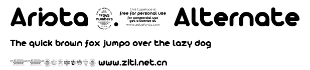Arista 2.0 Alternate.ttf字體轉換器圖片
