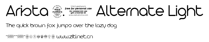 Arista 2.0 Alternate Light.ttf字體轉換器圖片