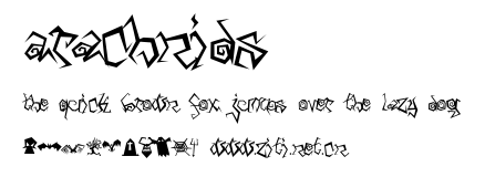 Arachnids.ttf