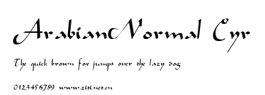 ArabianNormal Cyr.ttf