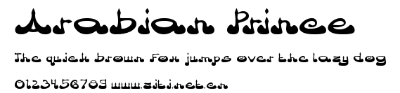 Arabian Prince.ttf字體轉換器圖片