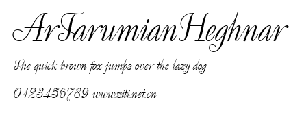 ArTarumianHeghnar.ttf字體轉換器圖片