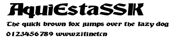 AquiEstaSSK.ttf字體轉換器圖片