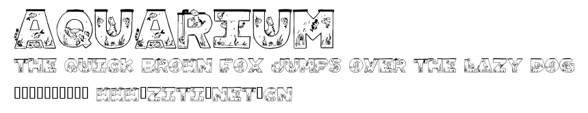 Aquarium.ttf字體轉換器圖片