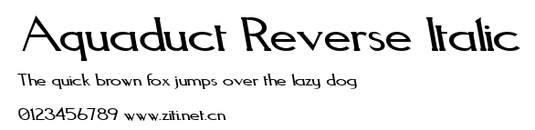 Aquaduct Reverse Italic.ttf