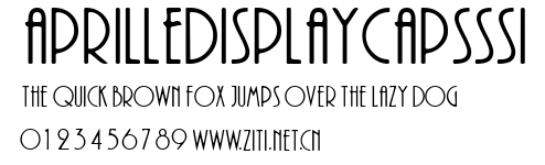 AprilleDisplayCapsSSi.ttf