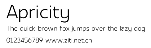 Apricity.otf字體轉換器圖片