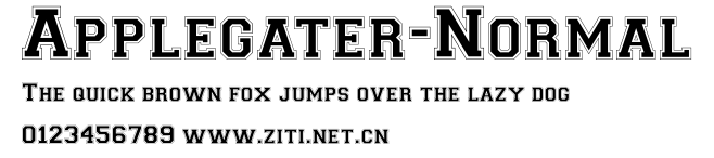 Applegater-Normal.ttf