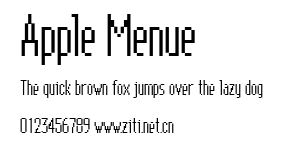 Apple Menue.ttf