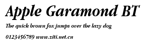 Apple Garamond BT.ttf