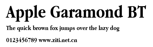 Apple Garamond BT.ttf