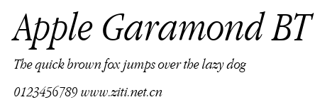Apple Garamond BT.ttf