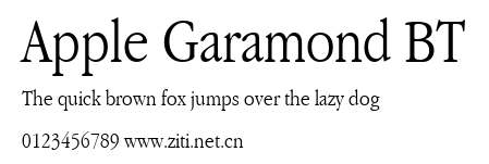 Apple Garamond BT.ttf