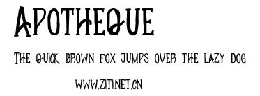Apotheque.ttf