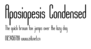 Aposiopesis Condensed.ttf