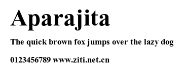 Aparajita.ttf