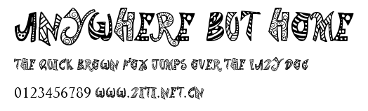 Anywhere But Home.ttf