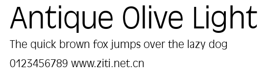 Antique Olive Light.ttf
