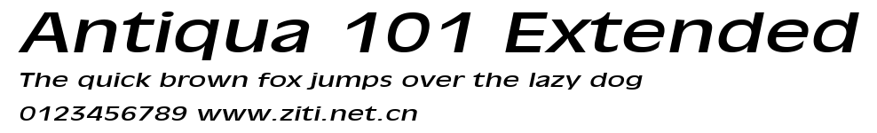 Antiqua 101 Extended.ttf