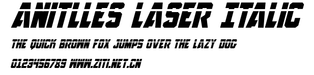 Anitlles Laser Italic.ttf