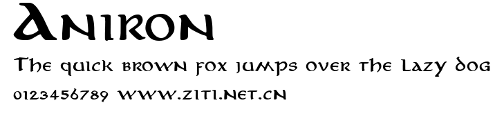 Aniron.ttf