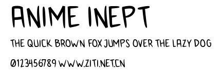 Anime Inept.otf