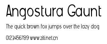 Angostura Gaunt.ttf