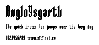 AngloYsgarth.otf字體轉換器圖片