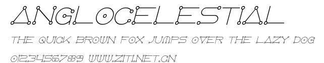 AngloCelestial.otf字體轉換器圖片